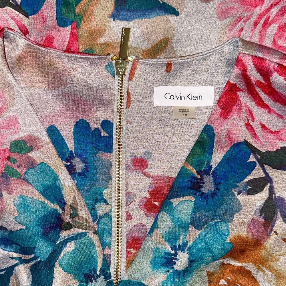 Calvin Klein floral Sheath Dress - Picture 3 of 4
